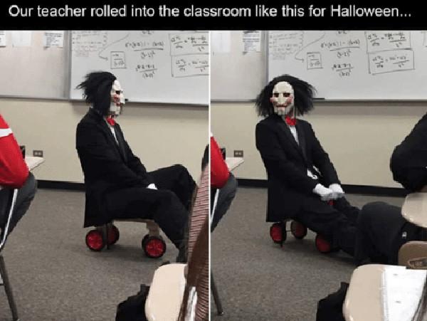 halloween teacher meme