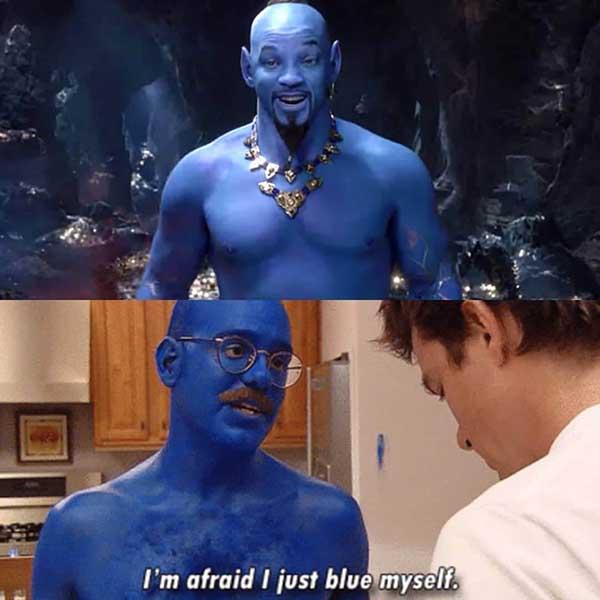 i'm afraid i just blue myself