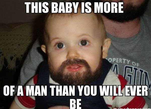 man baby meme