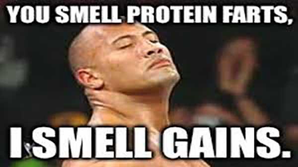 protein fart meme