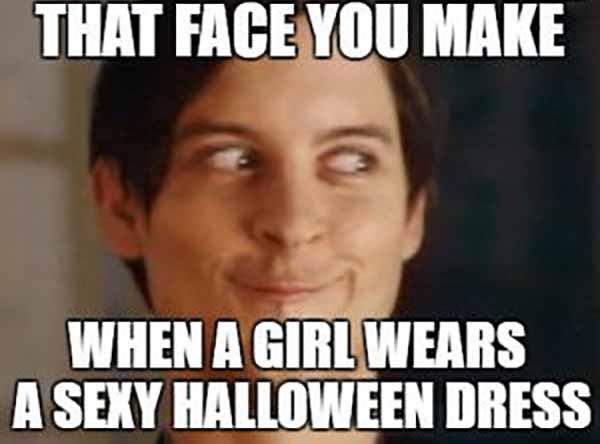 sexy halloween meme