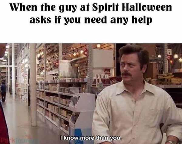 spirit halloween meme
