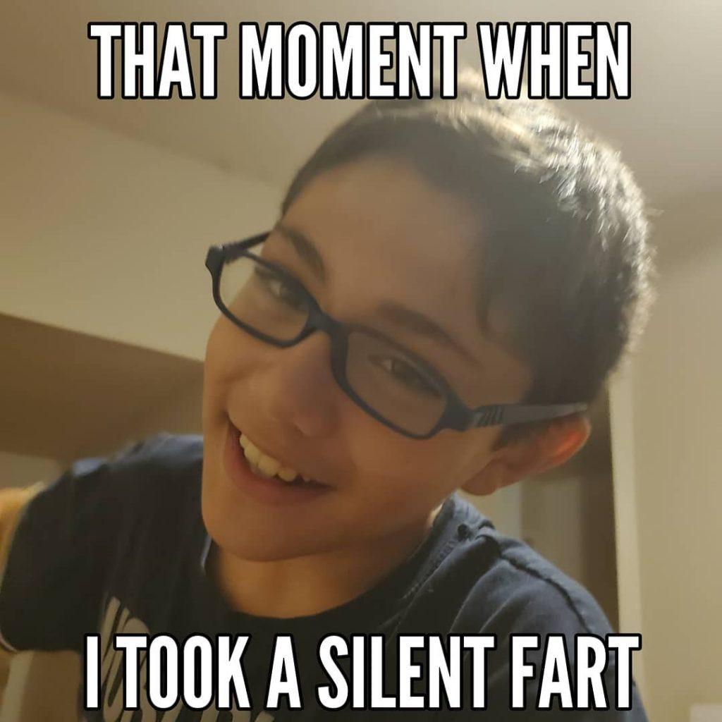 that moment when i took a silent fart... fart meme