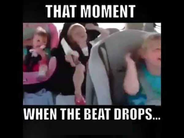 that moment when the beat drops - dancing baby meme