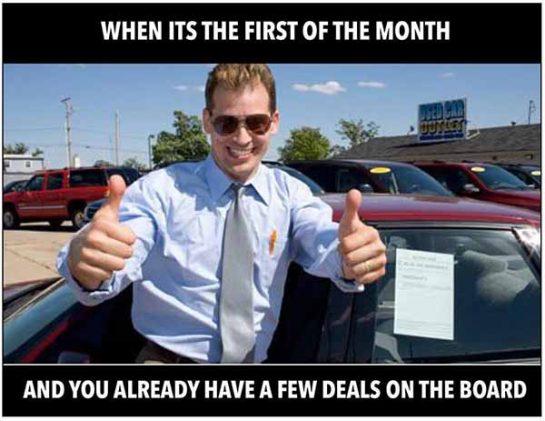 43 Funniest Car Salesman Meme Meme Central   When ItSs The First Of The Month  Car Salesman Meme 545x421 