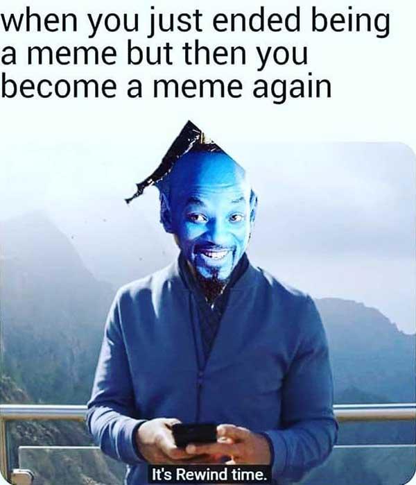 when you just ended being a meme...will smith genie meme