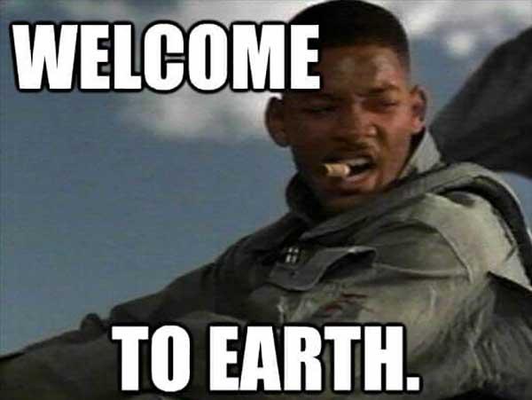 will smith welcome to earth meme