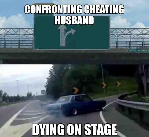 Confronting cheating husband