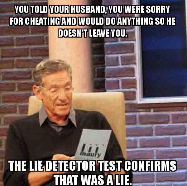 You told your husband, you were sorry for cheating - cheating wife meme