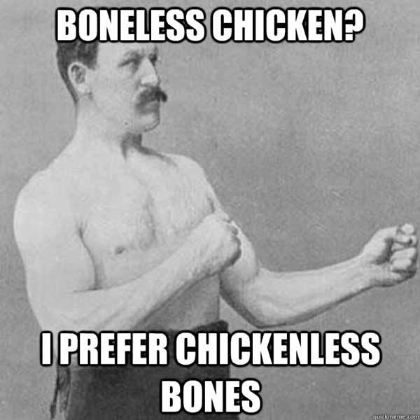 boneless chicken meme