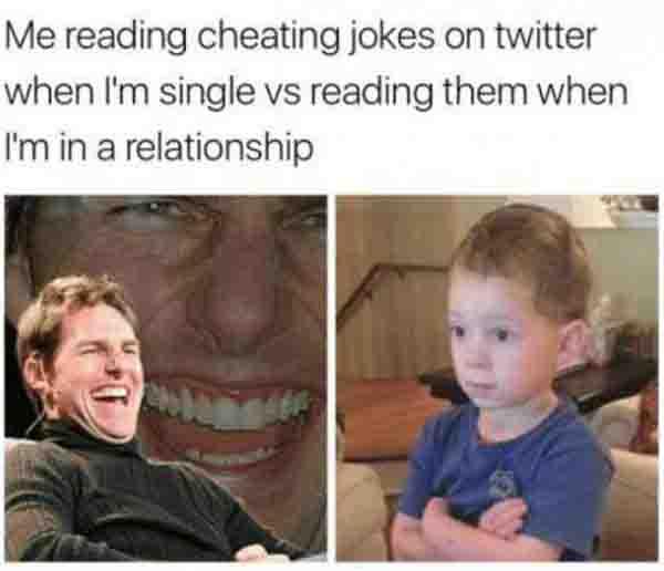 cheating man meme