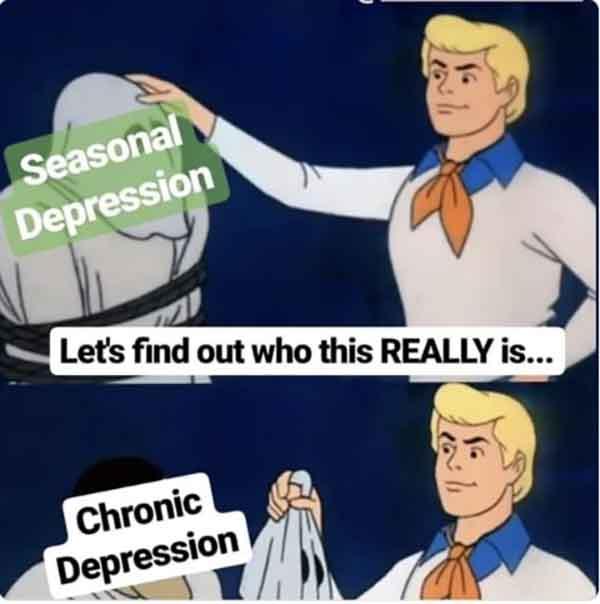 chronic depression meme