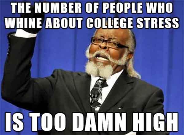 college stress memes