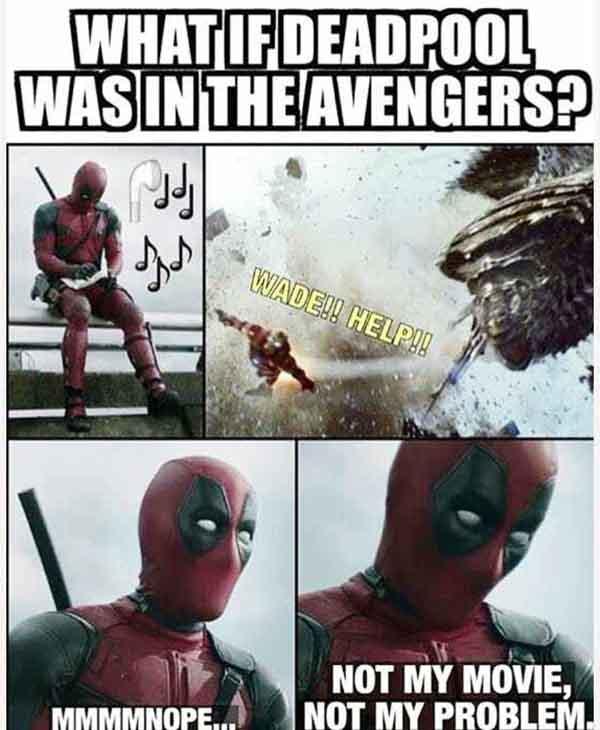 deadpool avengers meme