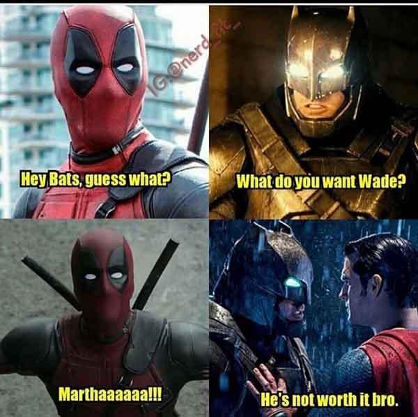 deadpool batman meme