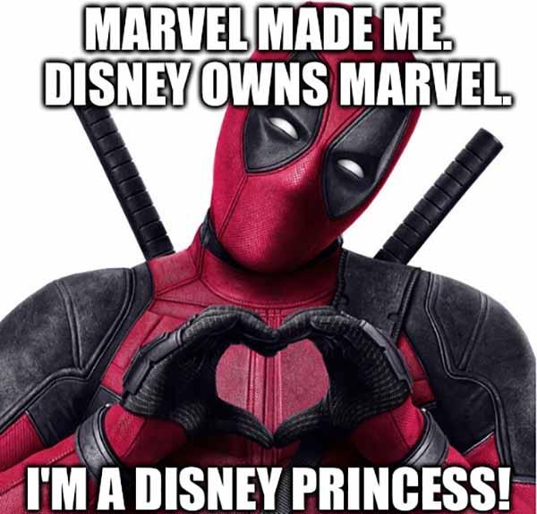 deadpool disney meme