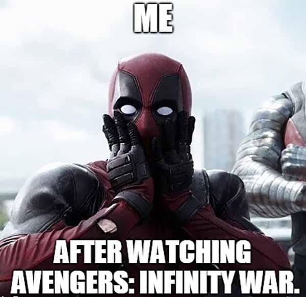 deadpool infinity war meme