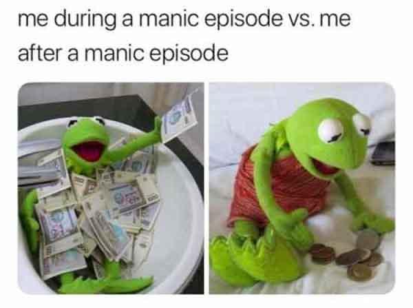 funny manic depression meme