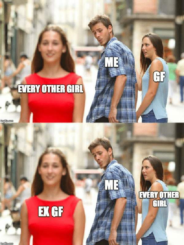 girlfriend vs other girl meme