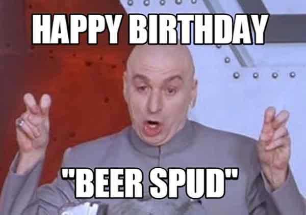 happy birthday beer spud