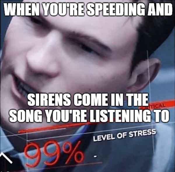 level of stress meme
