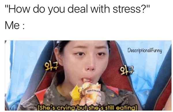 meme about stress