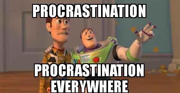 meme of procrastination