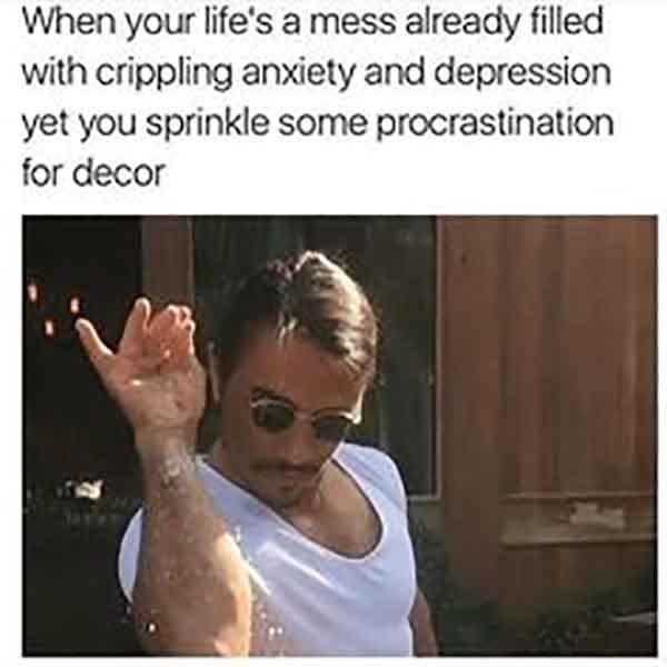 procrastination guy meme
