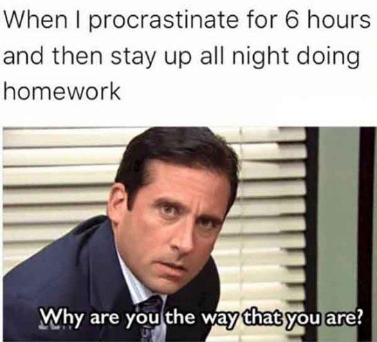 25 Funniest Procrastination Meme - Meme Central