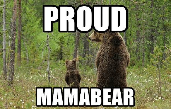 proud mama bear