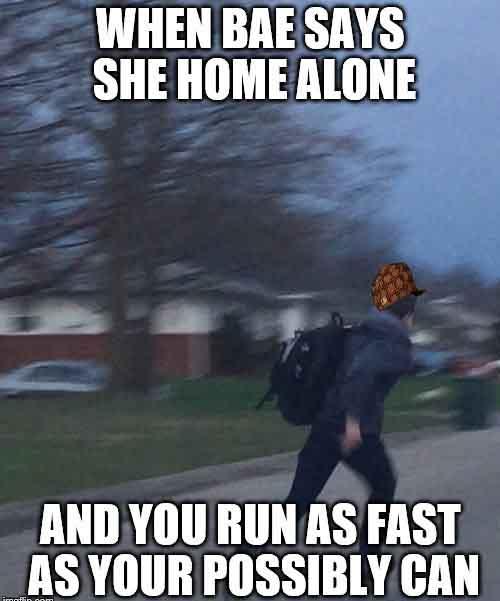 running fast meme