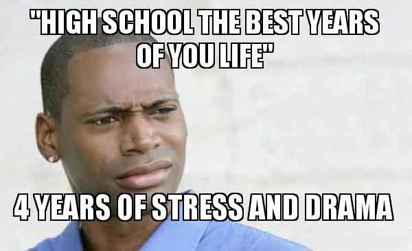 school stress meme