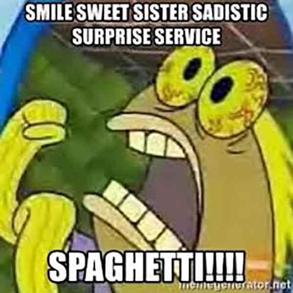 smile sweet sister meme