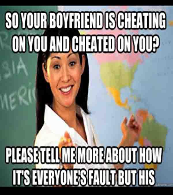 so your boyfriend is cheating on you...