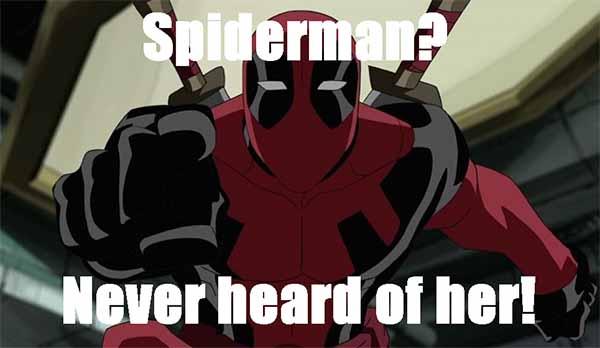 spiderman deadpool meme