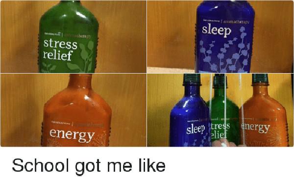 stress relief lotion meme