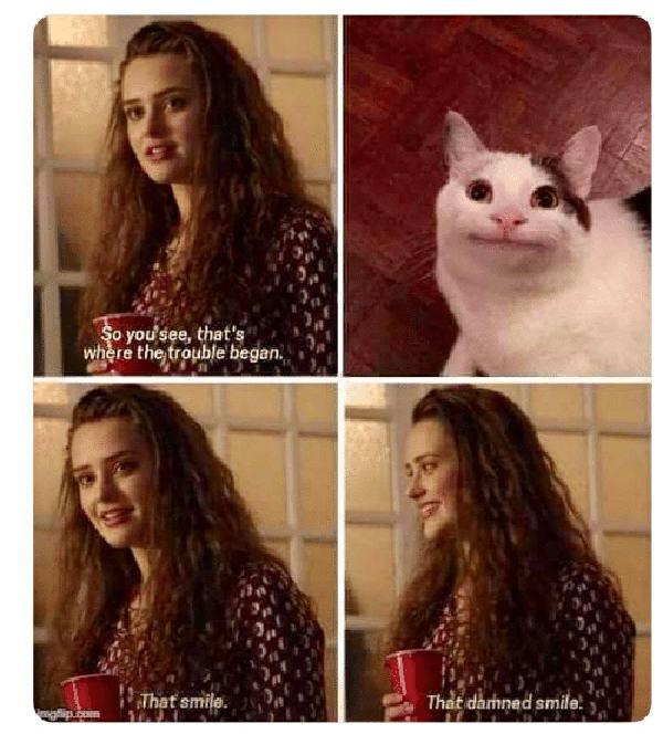 that damn smile meme