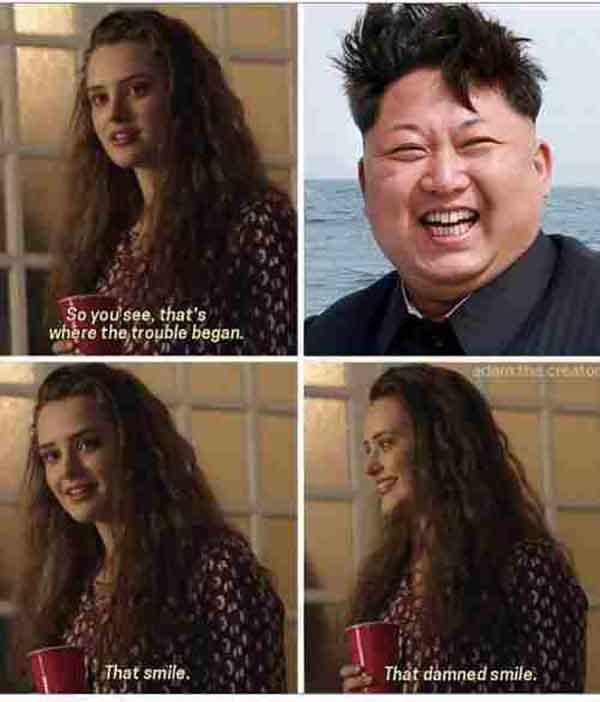 that damned smile meme