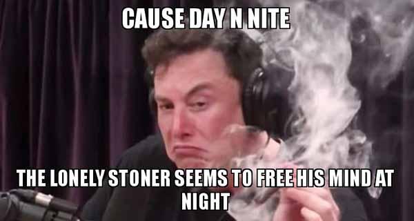 the lonely stoner meme