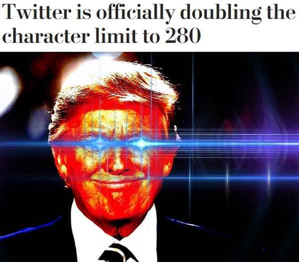 trump laser eyes meme