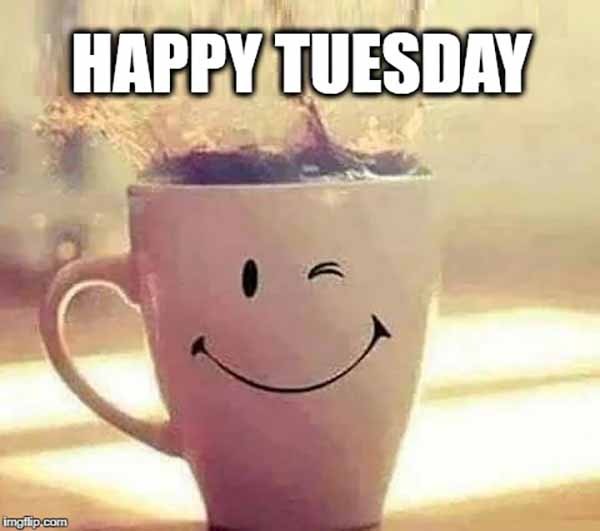 happy tuesday coffee meme