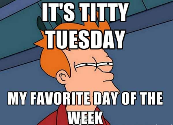 titty tuesday meme